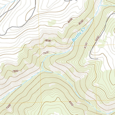 United States Geological Survey Bush Butte, WY (2021, 24000-Scale) digital map