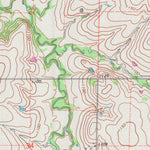 United States Geological Survey Bush City, KS (1966, 24000-Scale) digital map