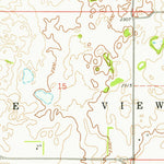 United States Geological Survey Bush Lake, ND (1974, 24000-Scale) digital map