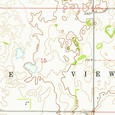 United States Geological Survey Bush Lake, ND (1974, 24000-Scale) digital map