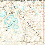 United States Geological Survey Bush Lake, ND (1974, 24000-Scale) digital map