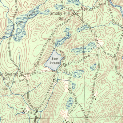 United States Geological Survey Bushkill, PA-NJ (1943, 62500-Scale) digital map