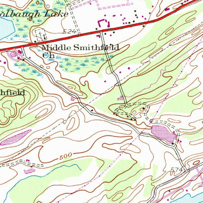 United States Geological Survey Bushkill, PA-NJ (1944, 24000-Scale) digital map