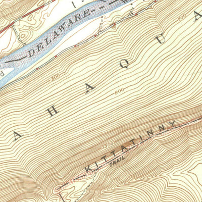 United States Geological Survey Bushkill, PA-NJ (1947, 31680-Scale) digital map