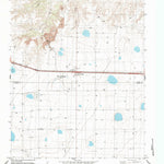 United States Geological Survey Bushland, TX (1984, 24000-Scale) digital map