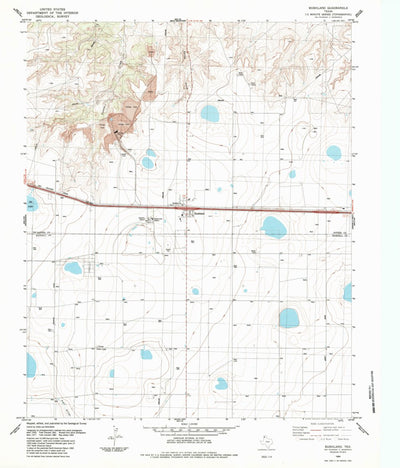 United States Geological Survey Bushland, TX (1984, 24000-Scale) digital map