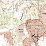 United States Geological Survey Bushland, TX (1984, 24000-Scale) digital map