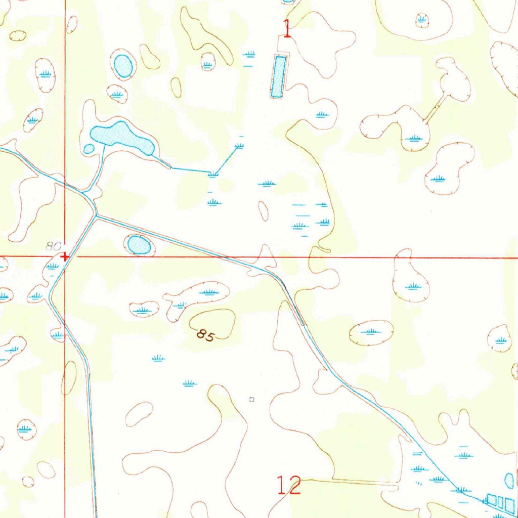 Bushnell, FL (1958, 24000-Scale) Map by United States Geological Survey ...