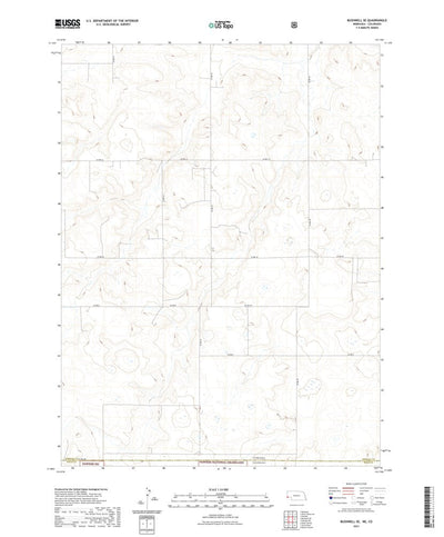 United States Geological Survey Bushnell SE, NE (2021, 24000-Scale) digital map