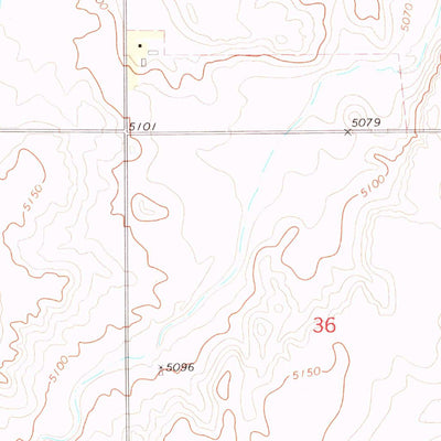 United States Geological Survey Bushnell SE, NE-CO (1972, 24000-Scale) digital map