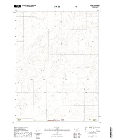 United States Geological Survey Bushnell SW, NE (2021, 24000-Scale) digital map