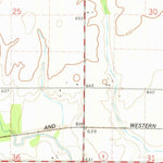 United States Geological Survey Bushnell West, IL (1974, 24000-Scale) digital map