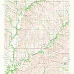 United States Geological Survey Bushong, KS (1971, 24000-Scale) digital map