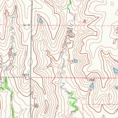 United States Geological Survey Bushong, KS (1971, 24000-Scale) digital map