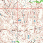 United States Geological Survey Bushong, KS (1971, 24000-Scale) digital map