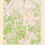 United States Geological Survey Bushyhead, OK (1970, 24000-Scale) digital map