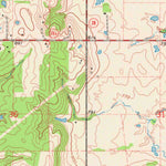 United States Geological Survey Bushyhead, OK (1970, 24000-Scale) digital map