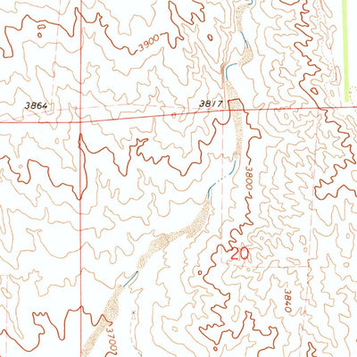 United States Geological Survey Buske Ranch, NE (1971, 24000-Scale) digital map