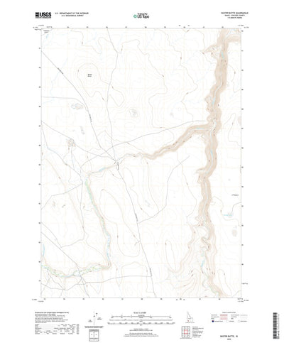 United States Geological Survey Buster Butte, ID (2020, 24000-Scale) digital map