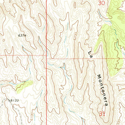 United States Geological Survey Bustos Well, NM (1972, 24000-Scale) digital map
