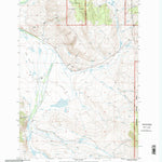 United States Geological Survey Butch Hill, MT (1997, 24000-Scale) digital map
