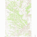 United States Geological Survey Butch Reservoir, MT (1985, 24000-Scale) digital map