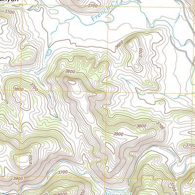 United States Geological Survey Butcher Hill, SD (2012, 24000-Scale) digital map