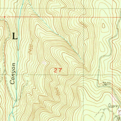 United States Geological Survey Butler Butte, OR (1989, 24000-Scale) digital map