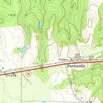 United States Geological Survey Butler East, GA (1971, 24000-Scale) digital map