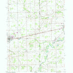 United States Geological Survey Butler East, IN-OH (1958, 24000-Scale) digital map