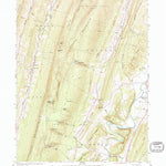 United States Geological Survey Butler Knob, PA (1959, 24000-Scale) digital map