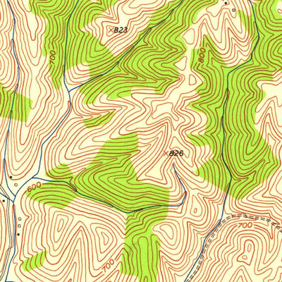 United States Geological Survey Butler, KY (1953, 24000-Scale) digital map