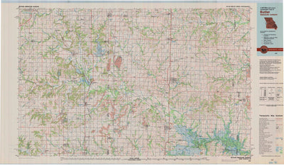 United States Geological Survey Butler, MO-KS (1981, 100000-Scale) digital map