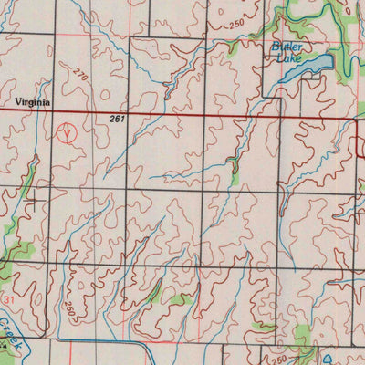 United States Geological Survey Butler, MO-KS (1981, 100000-Scale) digital map