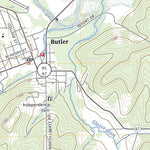 United States Geological Survey Butler, OH (2023, 24000-Scale) digital map
