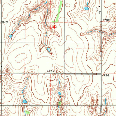 United States Geological Survey Butler, OK (1983, 24000-Scale) digital map