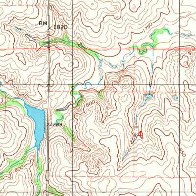 United States Geological Survey Butler, OK (1983, 24000-Scale) digital map