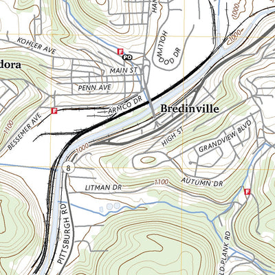United States Geological Survey Butler, PA (2023, 24000-Scale) digital map