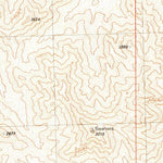 United States Geological Survey Butler Pass, AZ (1990, 24000-Scale) digital map
