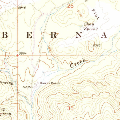 United States Geological Survey Butler Peak, CA (1971, 24000-Scale) digital map