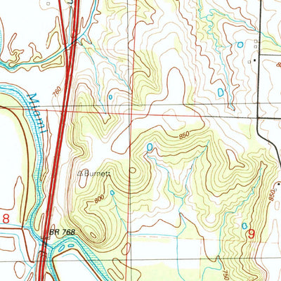 United States Geological Survey Butler South, MO (1991, 24000-Scale) digital map