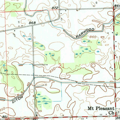 United States Geological Survey Butler West, IN (1992, 24000-Scale) digital map