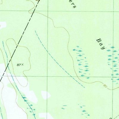 United States Geological Survey Butlers Bay, SC (1979, 24000-Scale) digital map