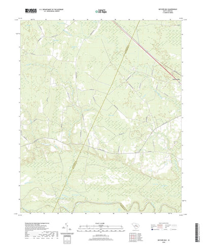 United States Geological Survey Butlers Bay, SC (2020, 24000-Scale) digital map
