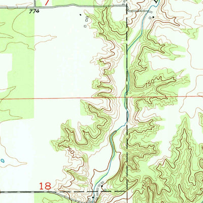 United States Geological Survey Butlerville, IN (1957, 24000-Scale) digital map
