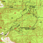 United States Geological Survey Butte Falls, OR (1954, 62500-Scale) digital map