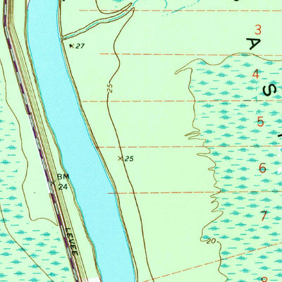 United States Geological Survey Butte La Rose, LA (1968, 24000-Scale) digital map