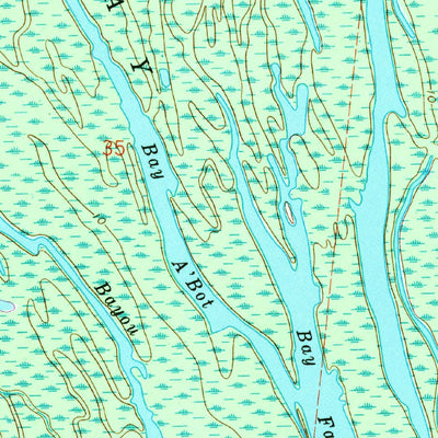 United States Geological Survey Butte La Rose, LA (1968, 24000-Scale) digital map