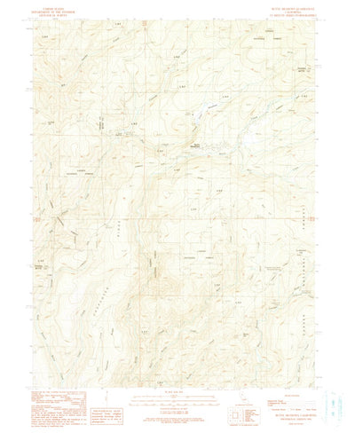United States Geological Survey Butte Meadows, CA (1991, 24000-Scale) digital map