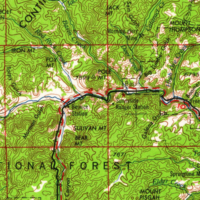 United States Geological Survey Butte, MT (1962, 250000-Scale) digital map